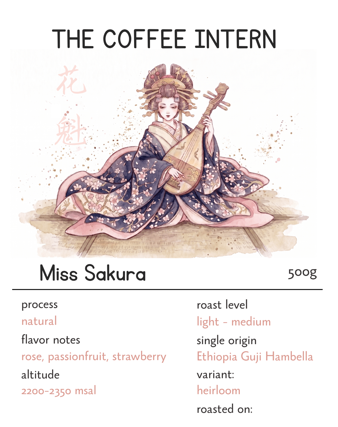 The_Coffee_Intern Grape_Cloud Coffee Yunnan Golden_Cocoa Intern_First_Crush Honey_Citrus